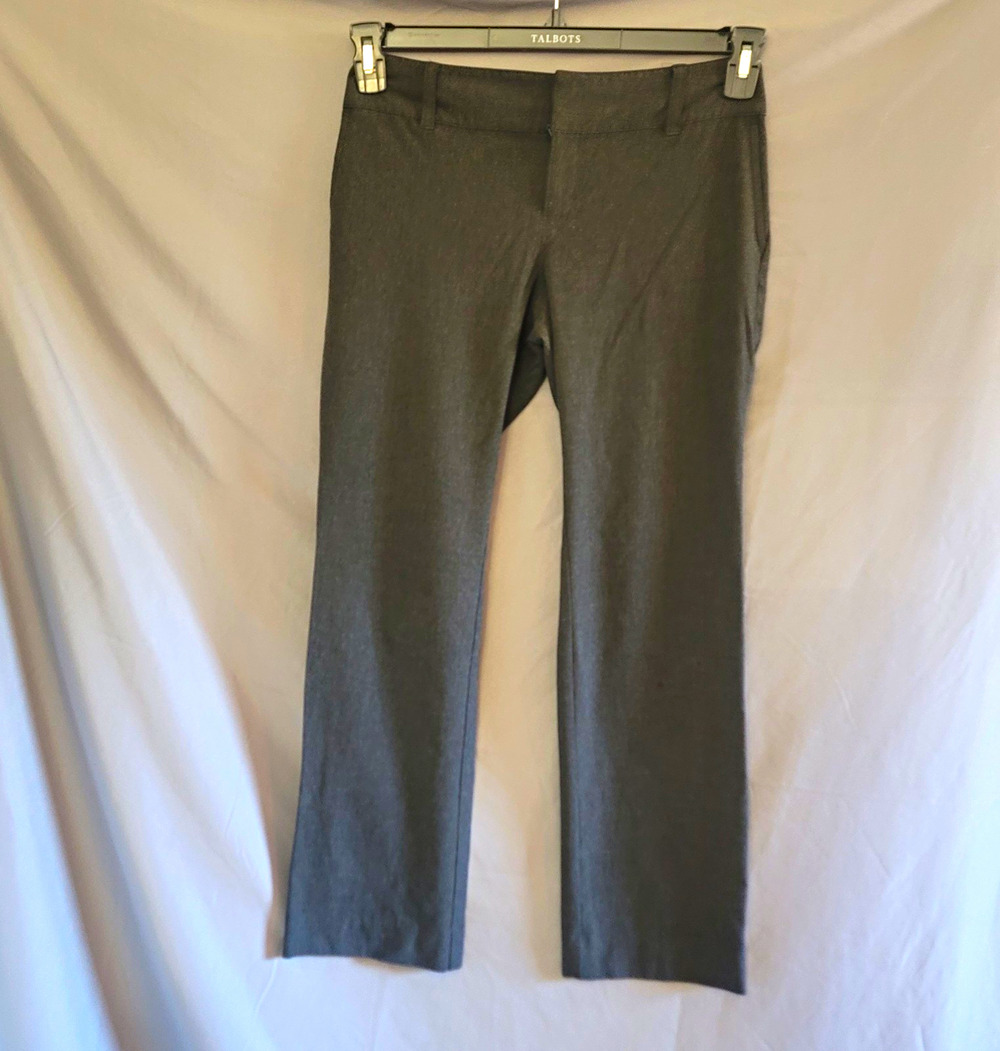 OLD NAVY Stretch Straight Leg Dress Pants Gray Size 4